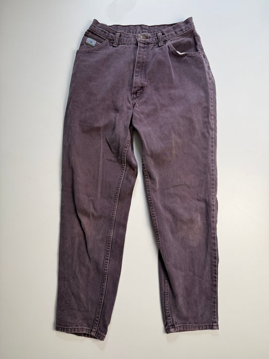 Vintage Wrangler for Women Grunge Purple Washed Straight Leg Jeans