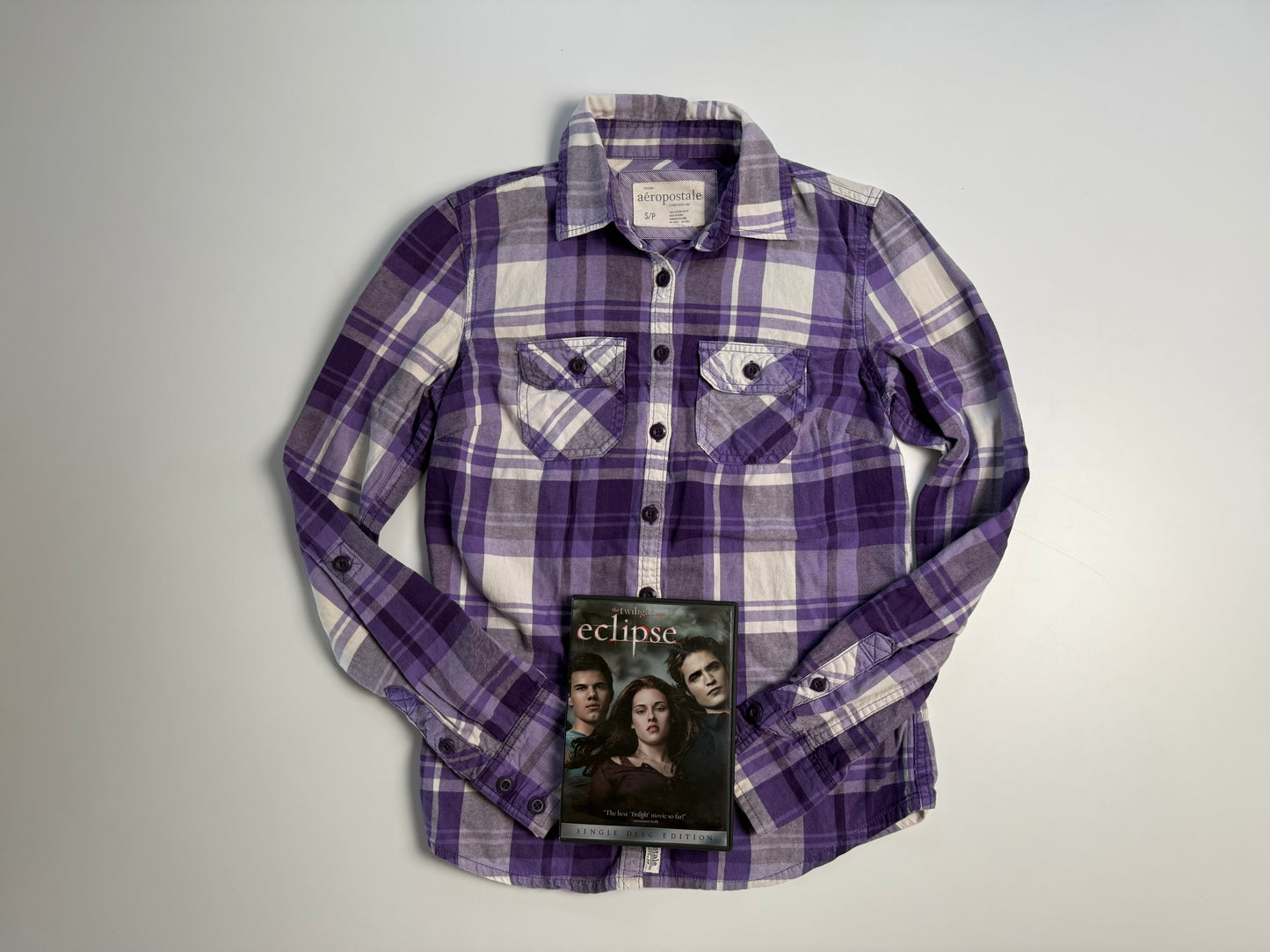 Bella Swan Purple Aeropostale Flannel Eclipse SA