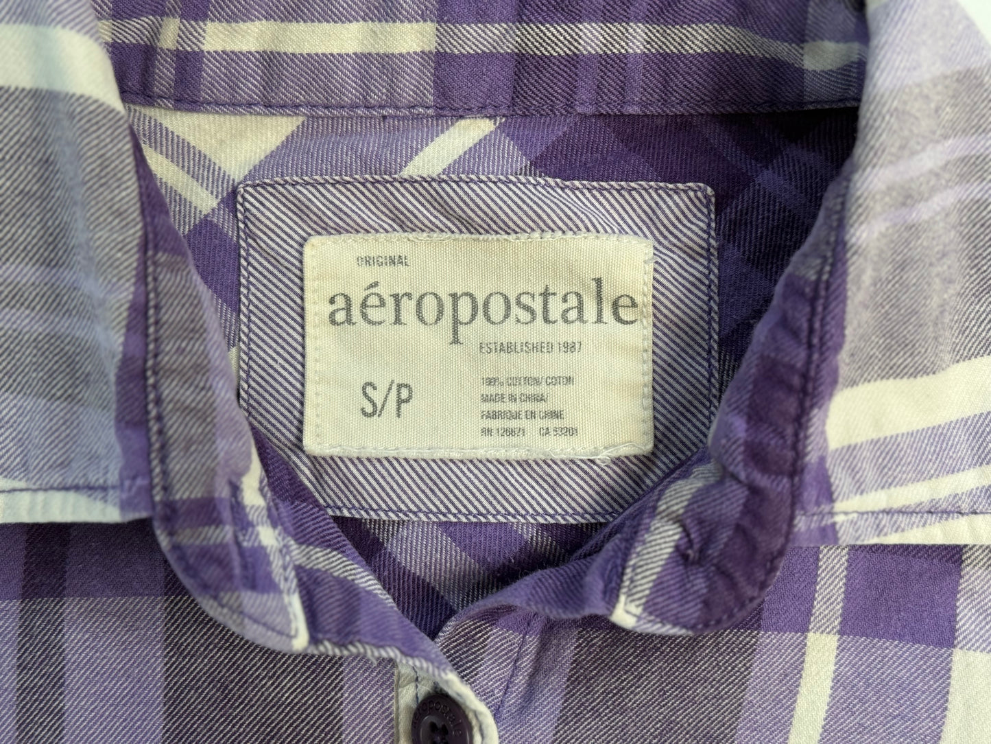 Bella Swan Purple Aeropostale Flannel Eclipse SA